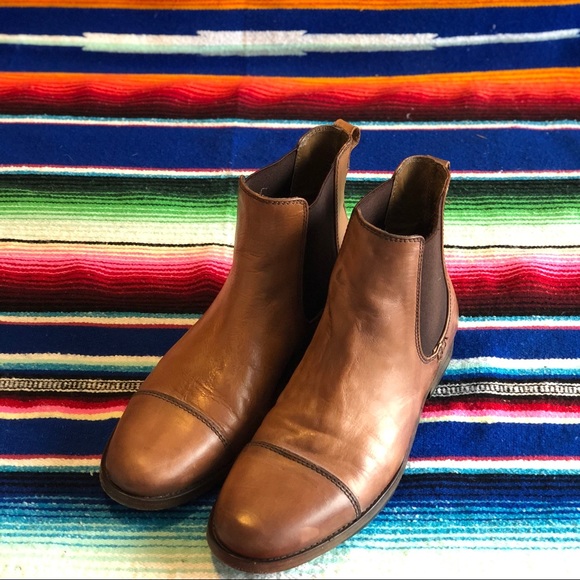 SOLD Sutro Footwear Sharon Hi Chelsea Boots - Size 10 - Honey - Picture 6 of 10